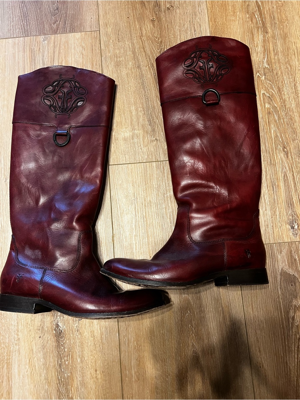 Frye Melissa Logo tall riding boots - Picture 2 of 6